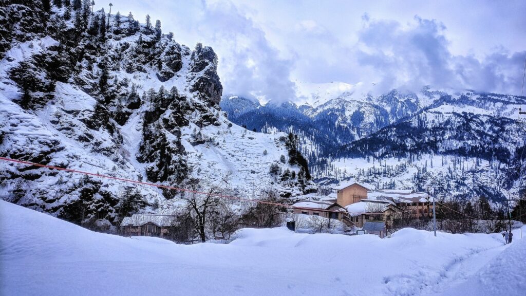 manali Snowfall